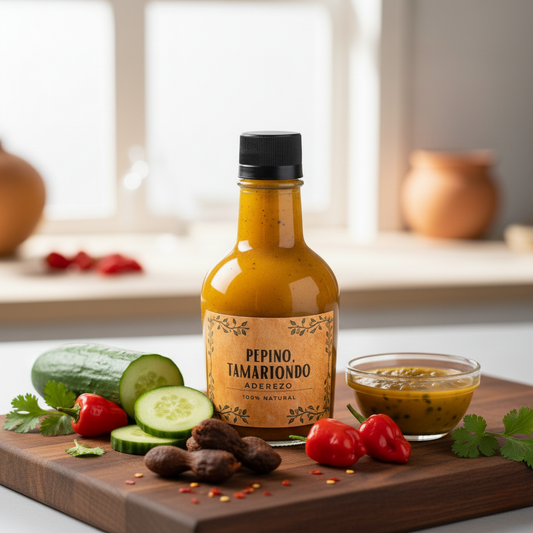 ADEREZO PEPINO, TAMARINDO Y HABANERO 100% NATURAL