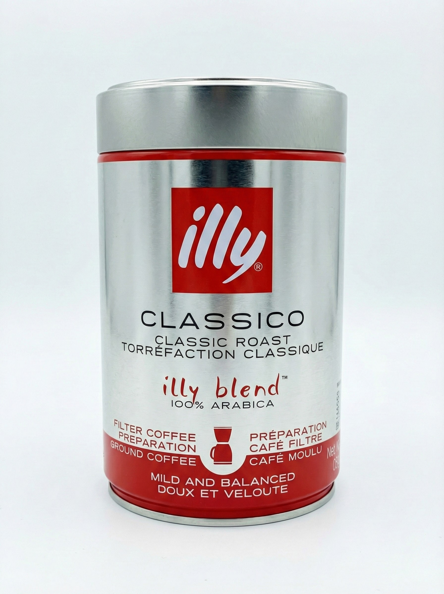Café Molido Illy Classico - Tueste Medio para Cafetera de Filtro/Goteo (250g)
