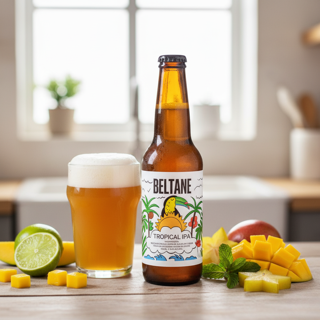 CERVEZA BELTANE TROPICAL IPA 355 ML