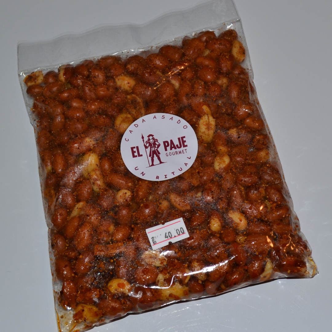 CACAHUATE ESPAÑOL ENCHILADO CON AJO 250 GR