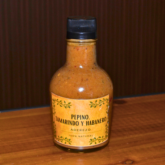 ADEREZO PEPINO, TAMARINDO Y HABANERO 100% NATURAL