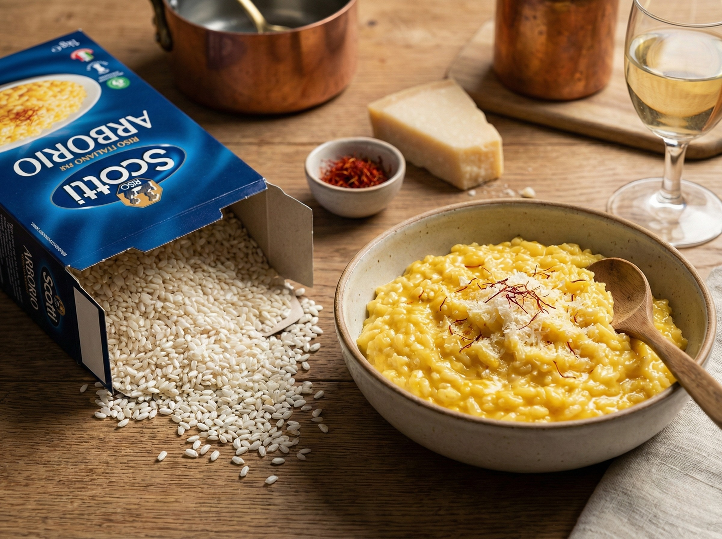 Arroz Arborio Riso Scotti - Para el Auténtico Risotto Italiano (1 kg)