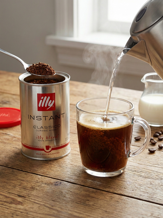 Café Instantáneo Illy Classico - con Café Micromolido 100% Arábica (95g)