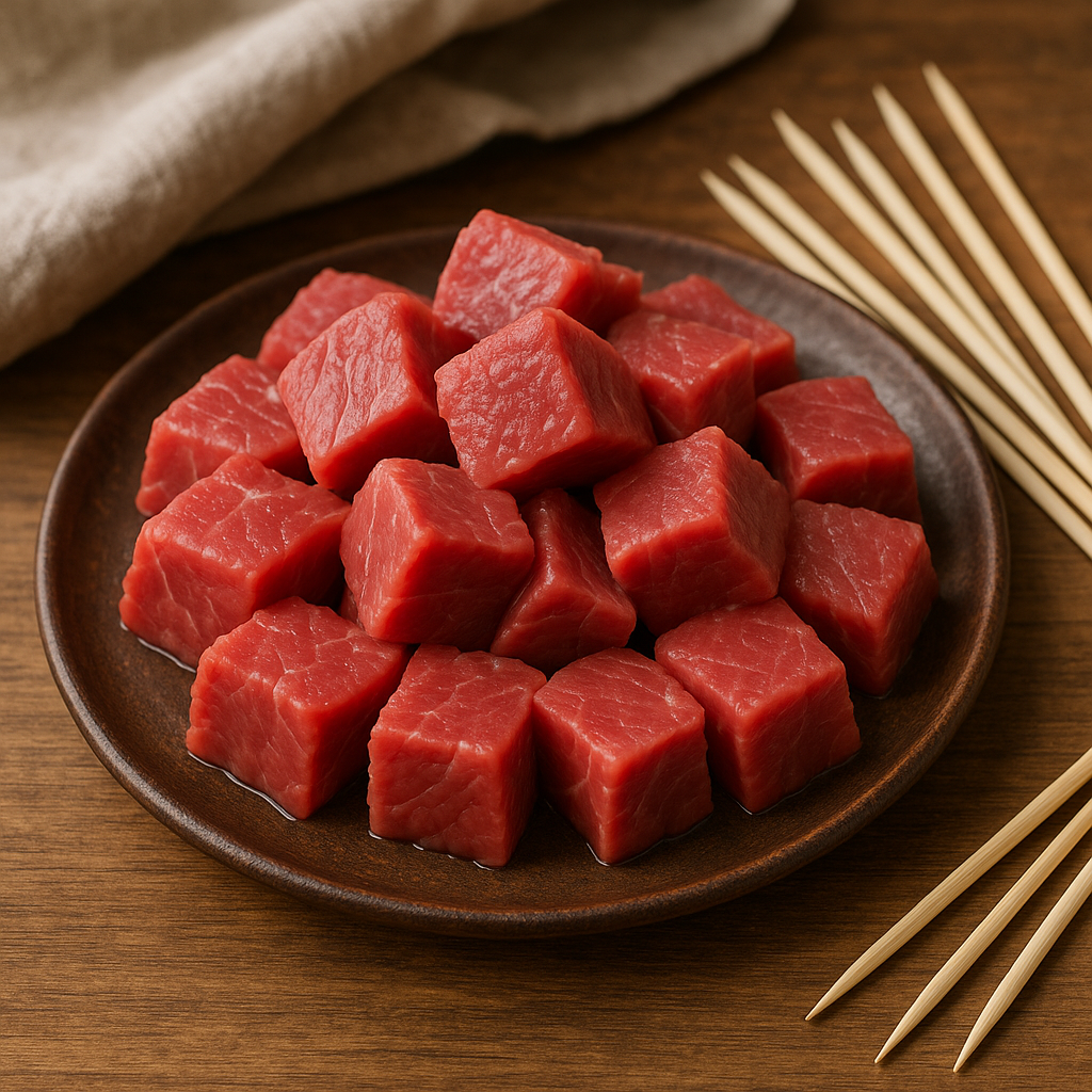 FILETE PARA BROCHETA PAQUETE 1 KG/CU