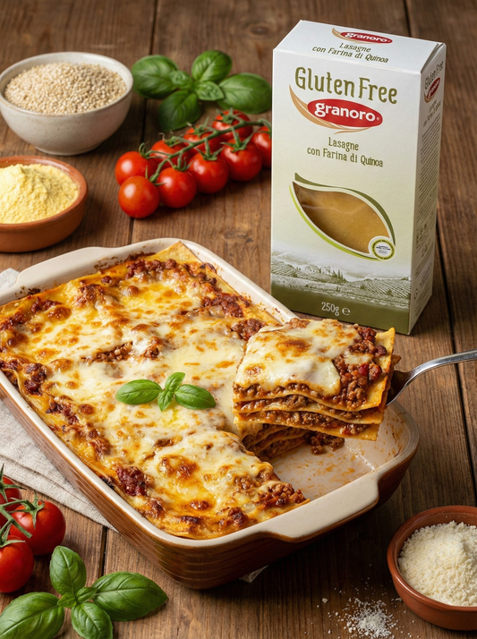 Lasaña Gluten Free con Harina de Quinoa - Granoro (250g)