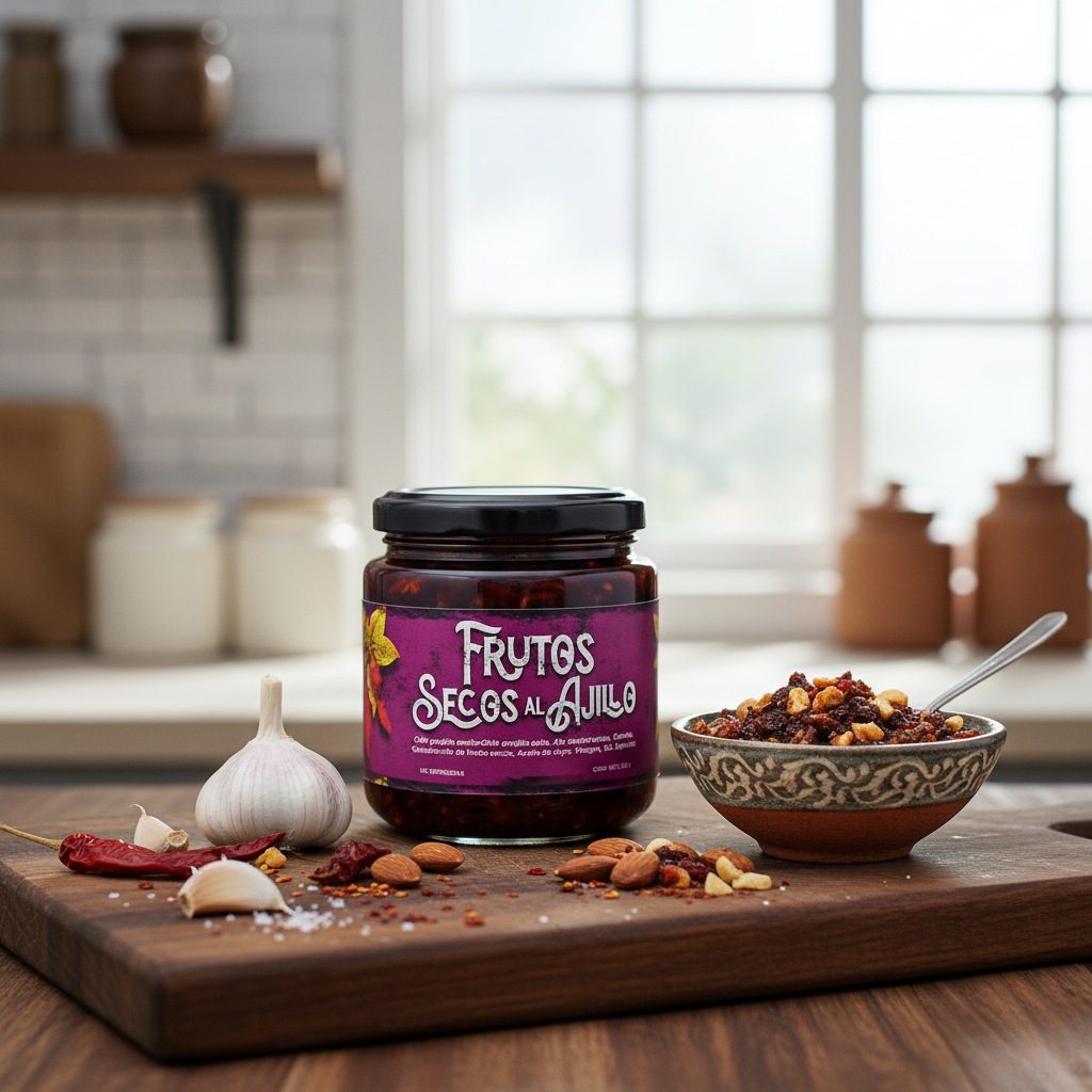 SALSA CASERA FRUTOS SECOS AL AJILLO 220 GR