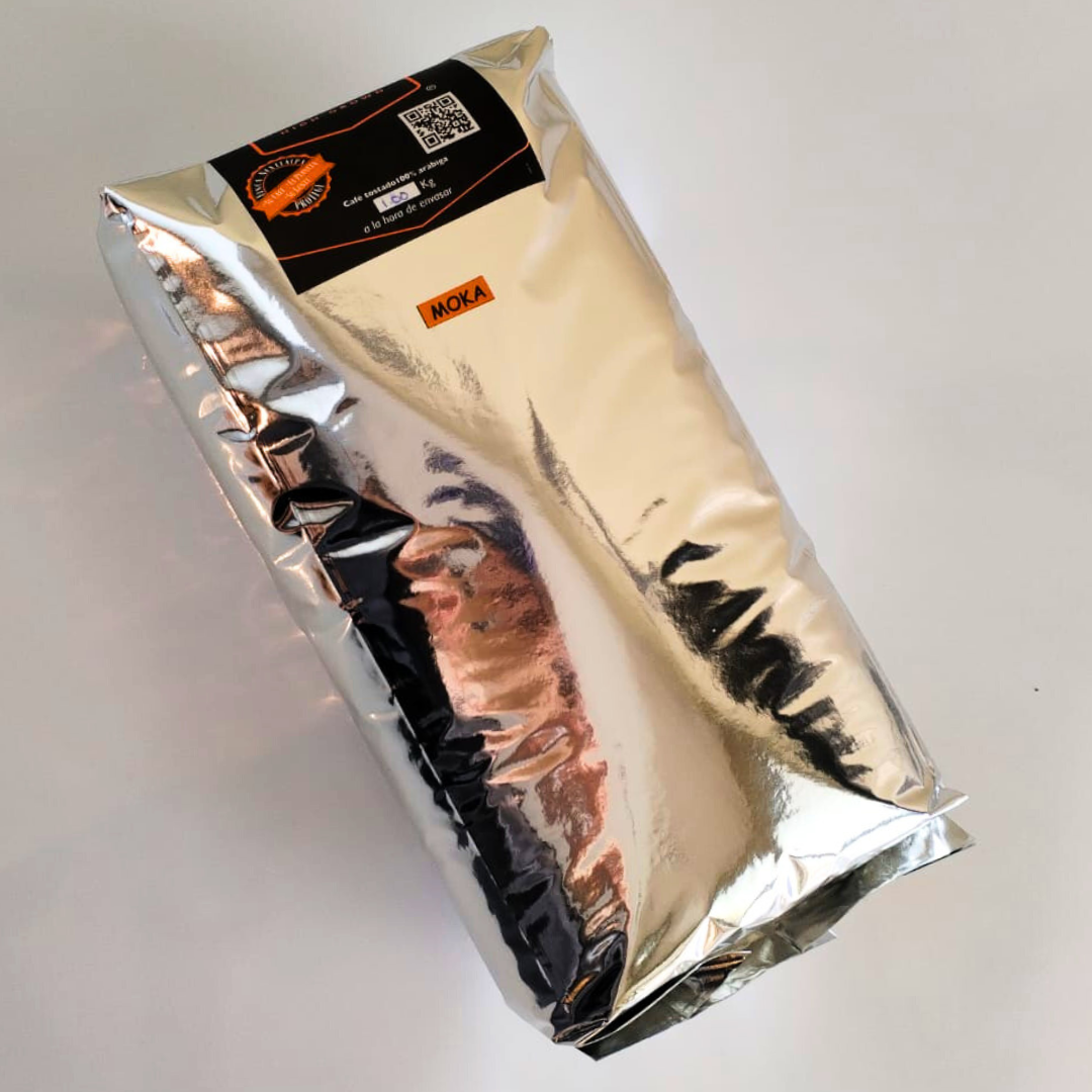 CAFE AROMA MOKA EN GRANO 1/2 KG
