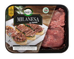 MILANESA DE TERNERA PAQUETE DE 500 GRS C/U